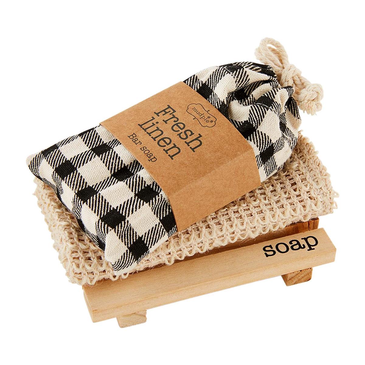 Mud Pie Buffalo Check Soap Set - Deadwood South Boutique & Company LLC