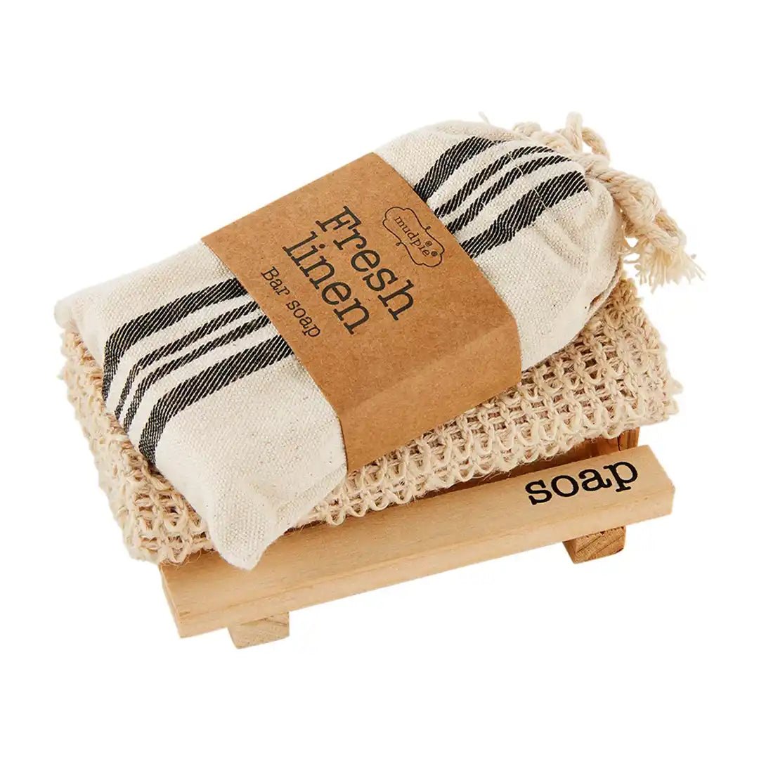 Mud Pie Striped Soap Set - Deadwood South Boutique & Company LLC