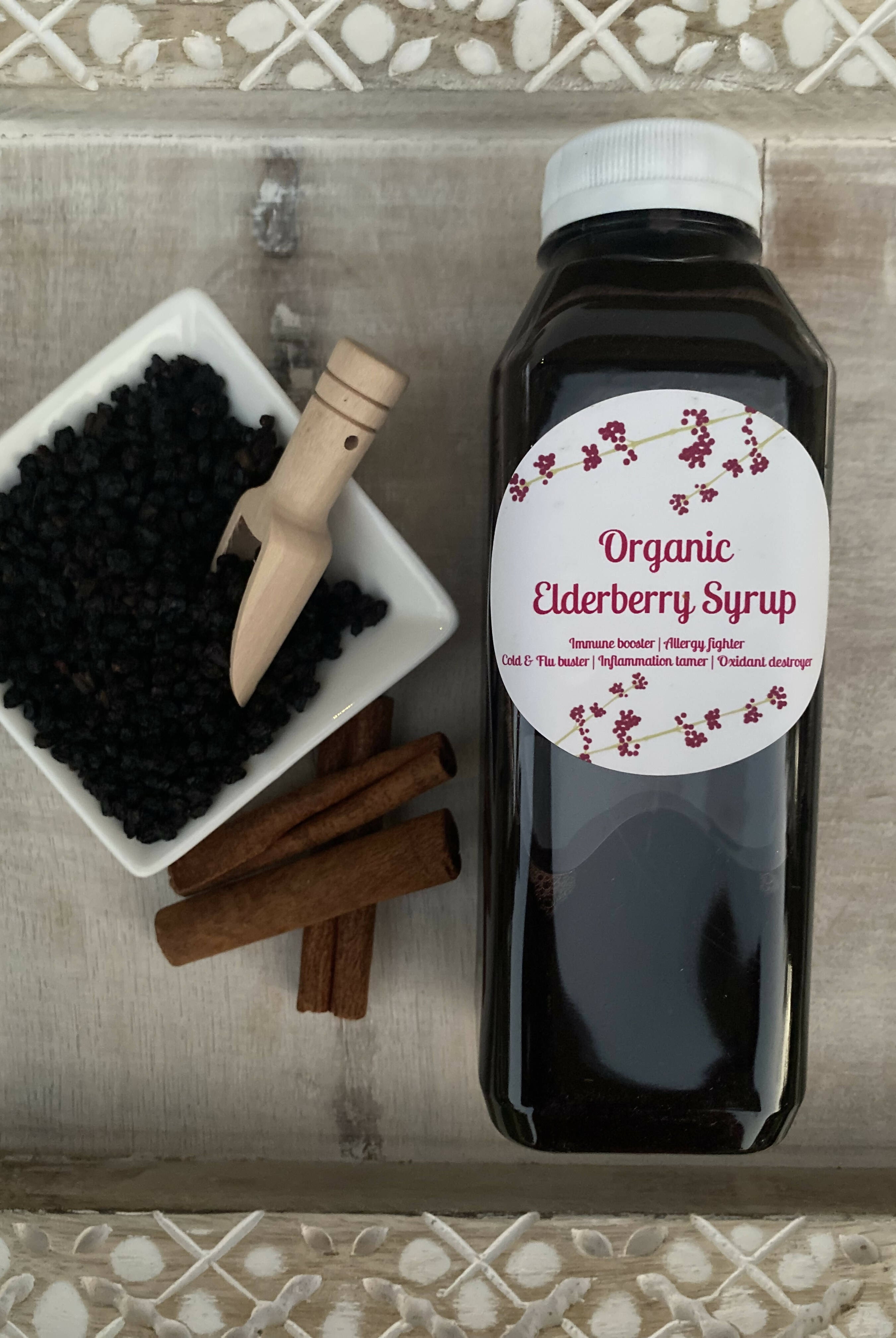 Organic Elderberry Syrup-Elderberry-Qadosh Creations-Deadwood South Boutique, Women's Fashion Boutique in Henderson, TX
