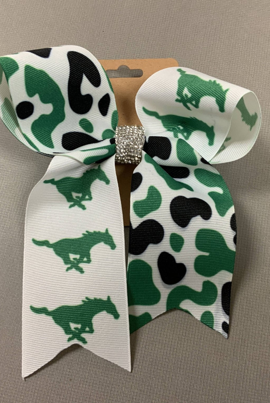 Overton Mustangs Bows - Deadwood South Boutique & Company LLC