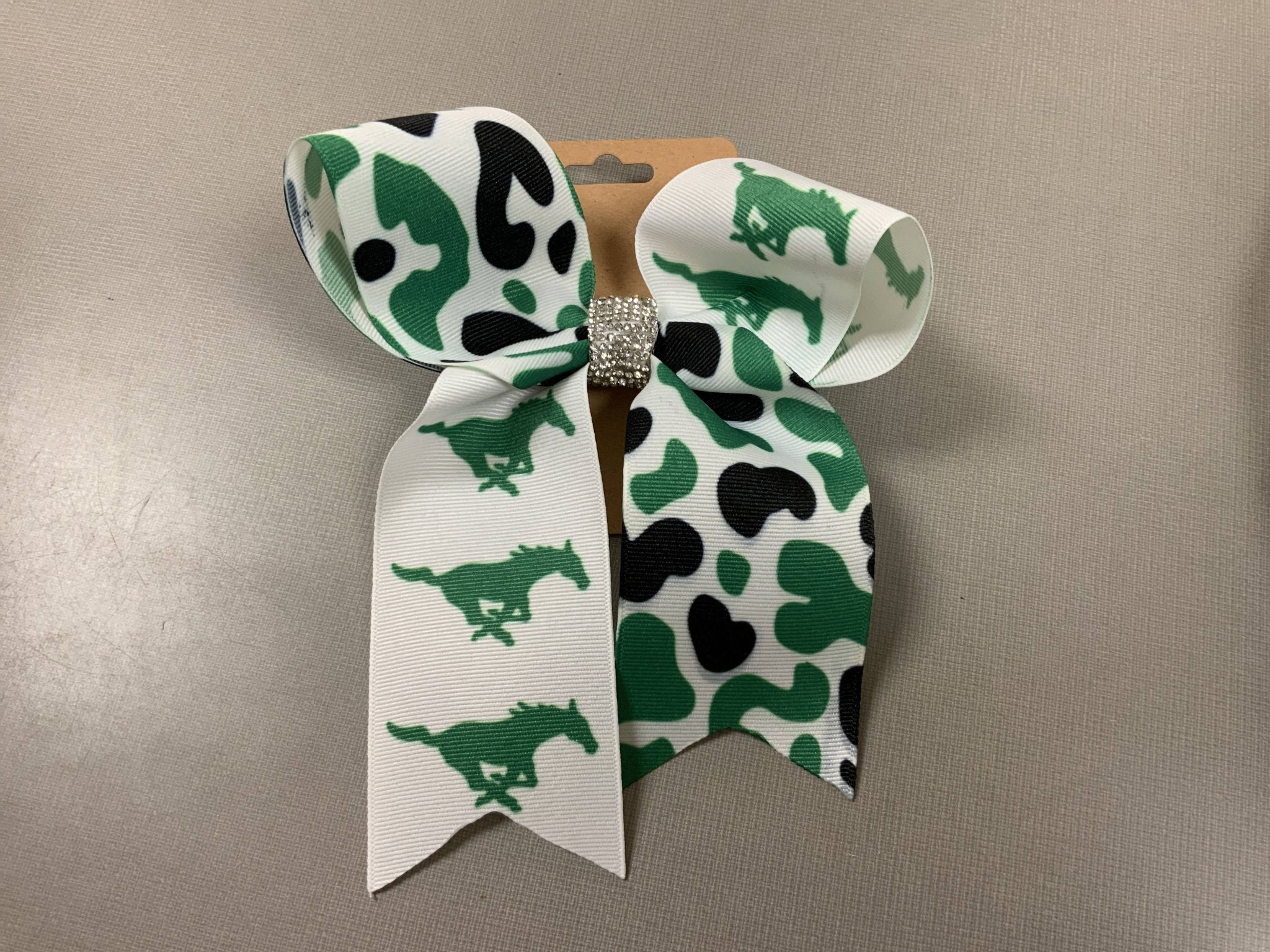 Overton Mustangs Bows - Deadwood South Boutique & Company LLC