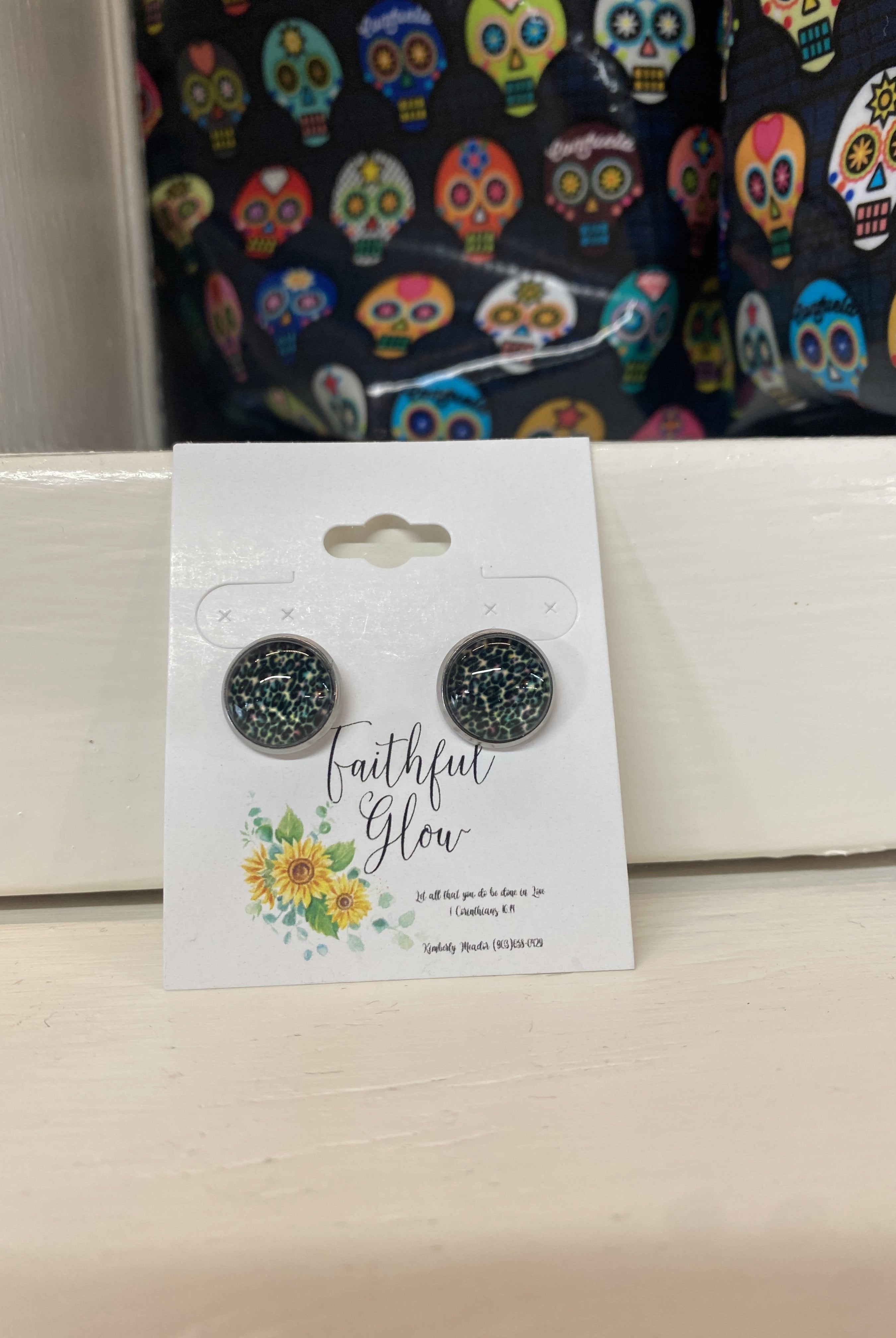 FG Stud Earrings-Earrings-Faithful Glow-Deadwood South Boutique, Women's Fashion Boutique in Henderson, TX