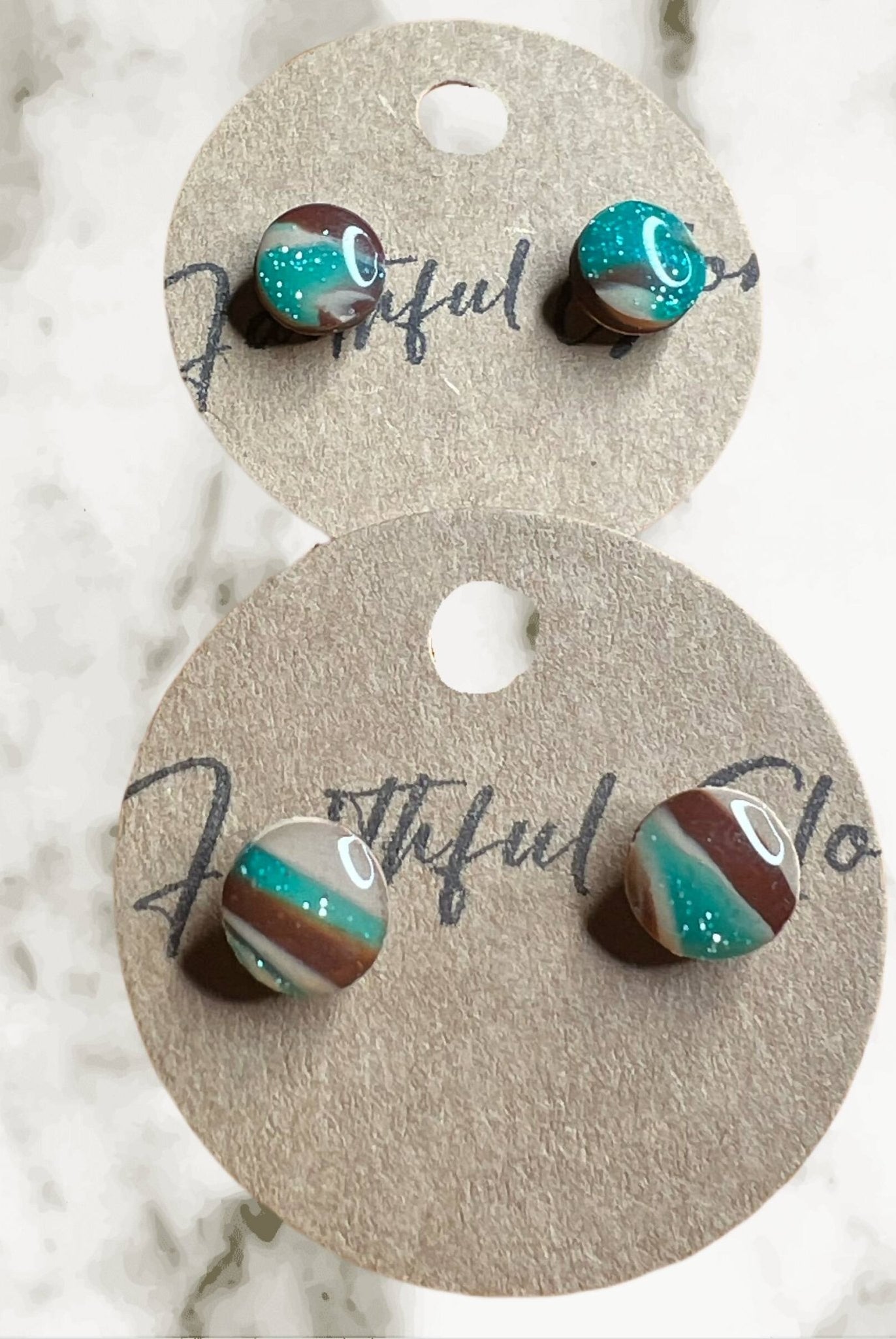 Small Clay Studs - Deadwood South Boutique & Company LLC