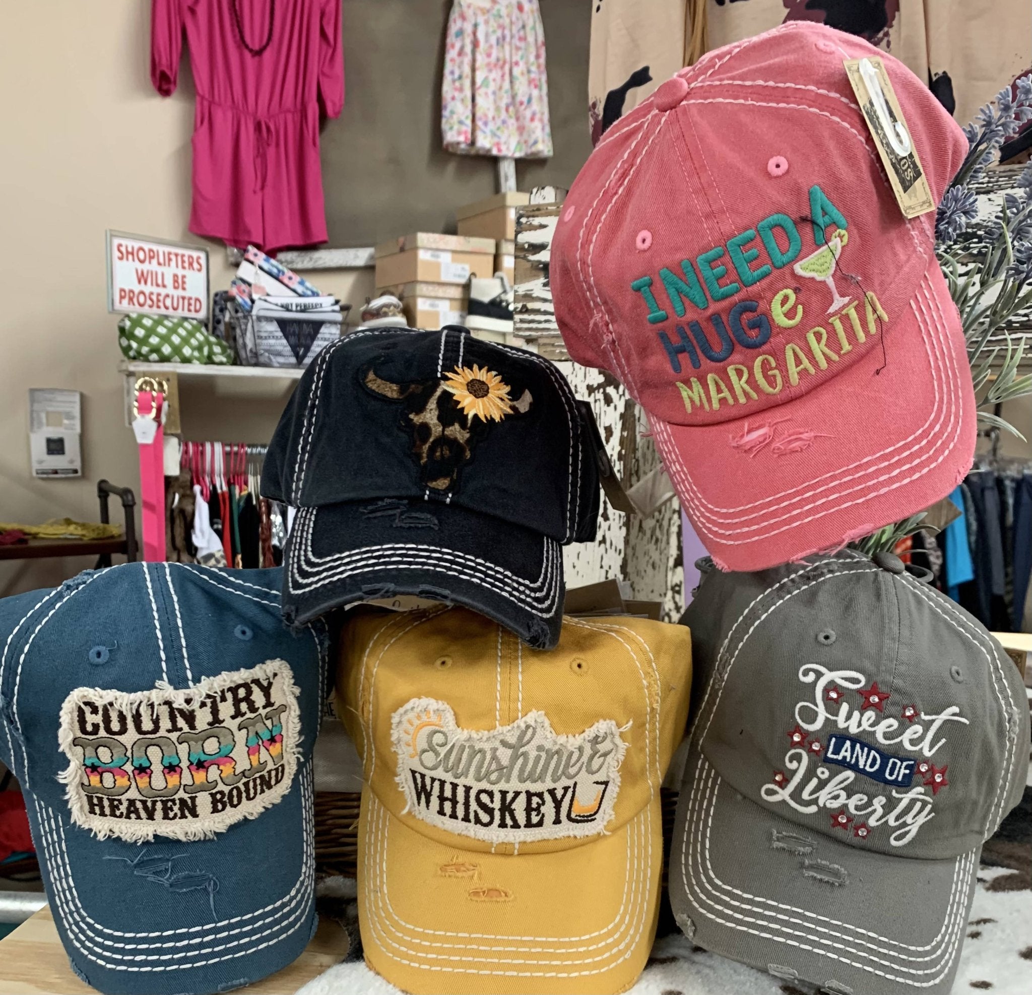 Summer Caps - Deadwood South Boutique & Company LLC