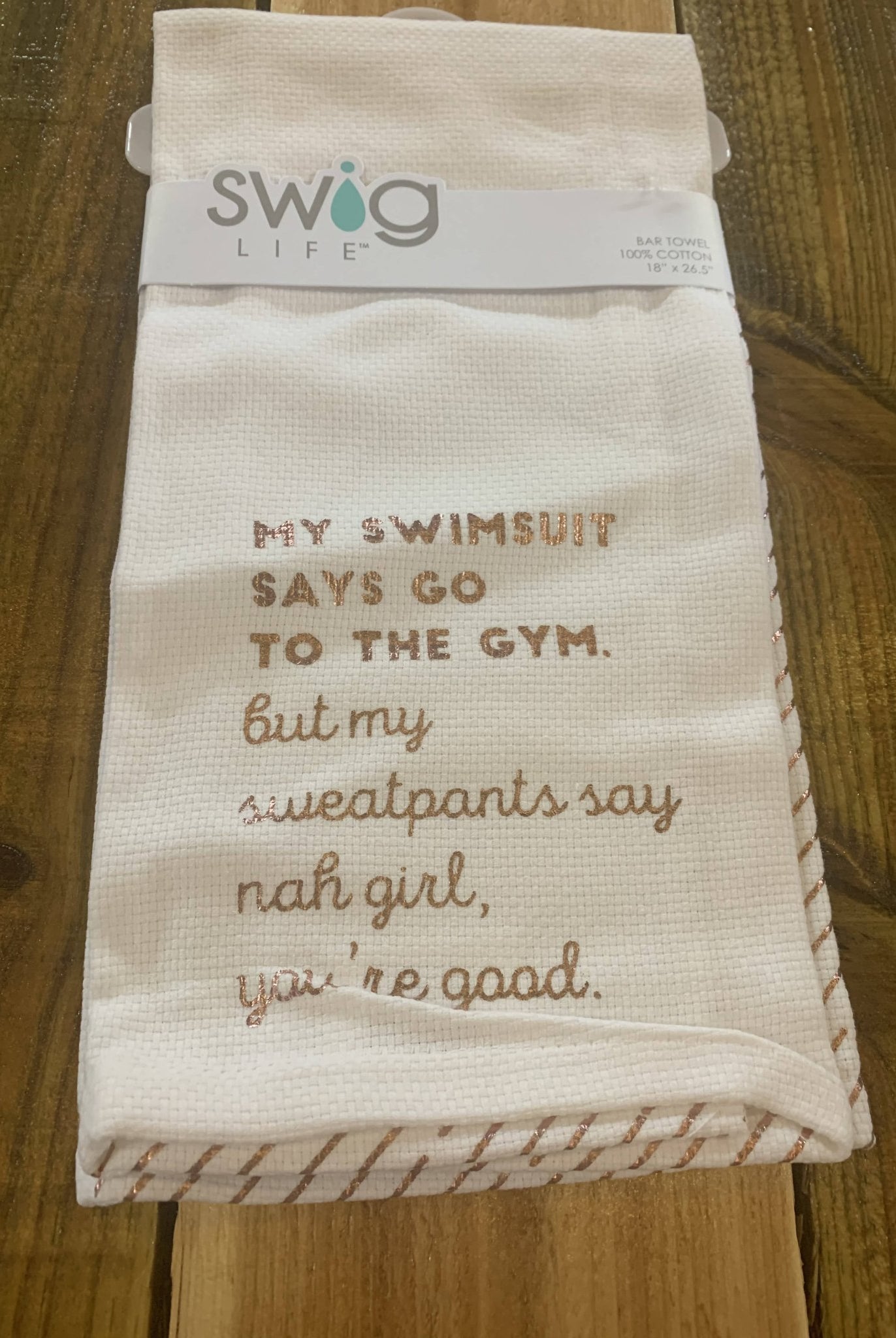 Swimsuit Bar Towel - Deadwood South Boutique & Company LLC