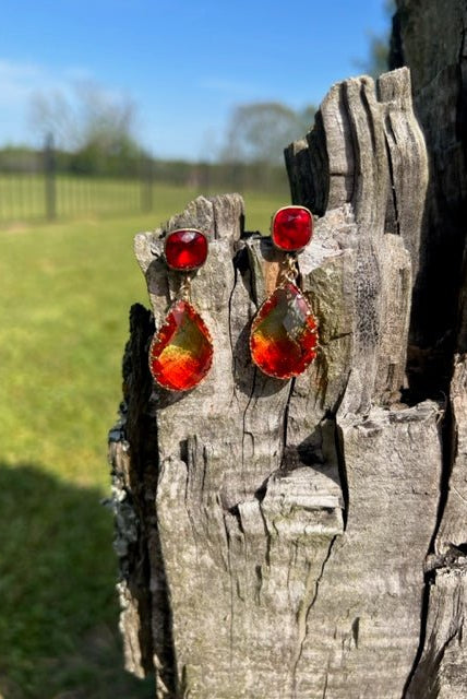 The Clementine Rhinestone Earrings - Deadwood South Boutique & Company LLC