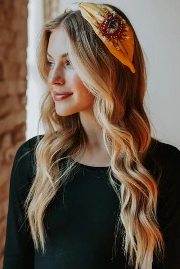 The Embroidered Headband - Deadwood South Boutique & Company LLC