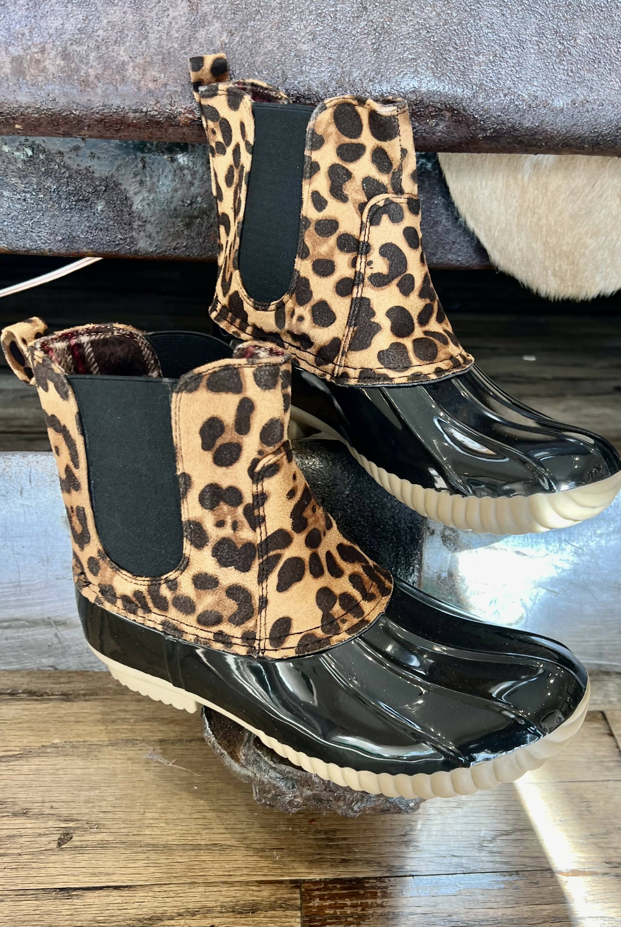 Chelsea Duck Boots-Boots-Vintage Cowgirl-Deadwood South Boutique, Women's Fashion Boutique in Henderson, TX