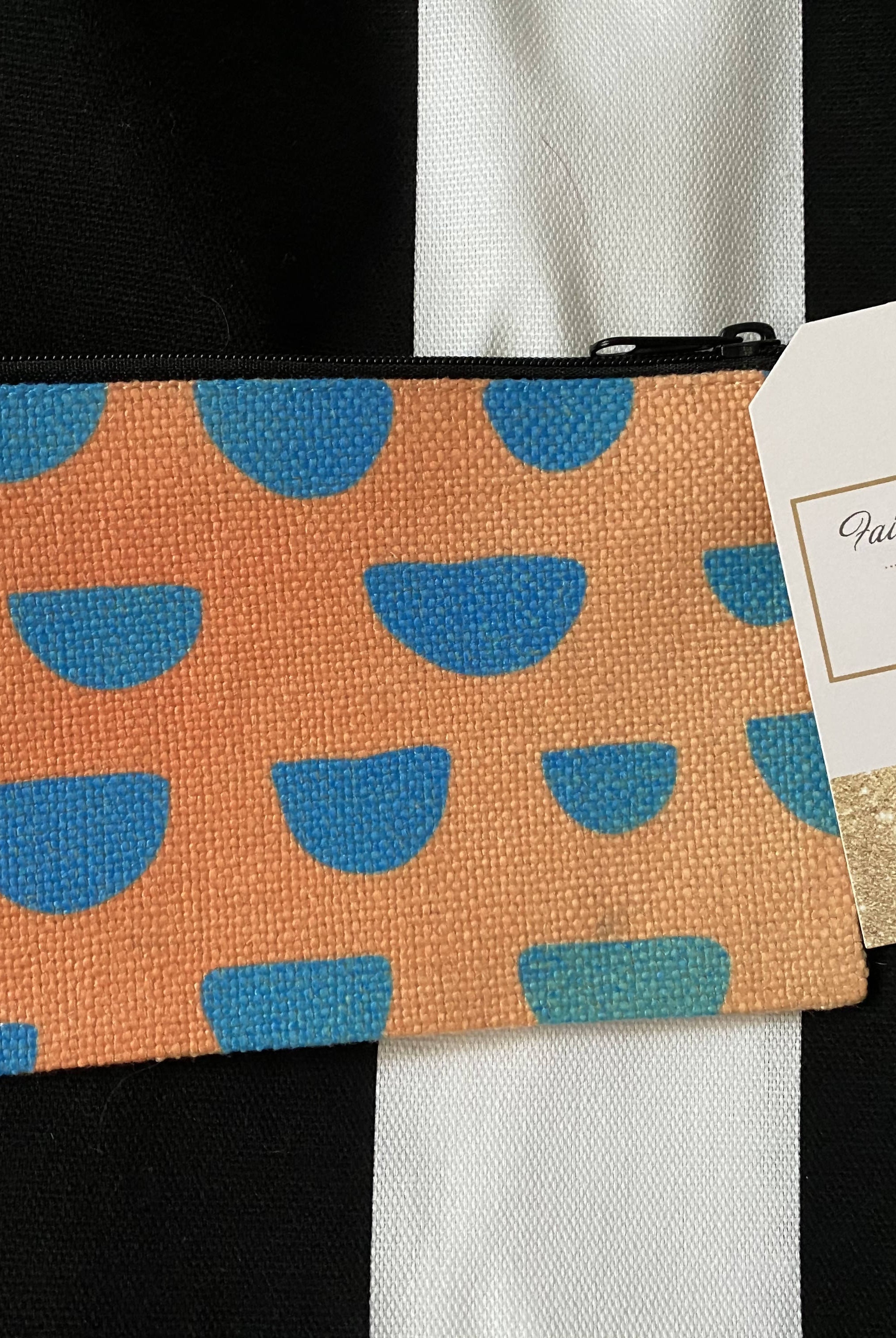 Half Moon Small Makeup Bag-Makeup Bag-Faithful Glow-Deadwood South Boutique, Women's Fashion Boutique in Henderson, TX