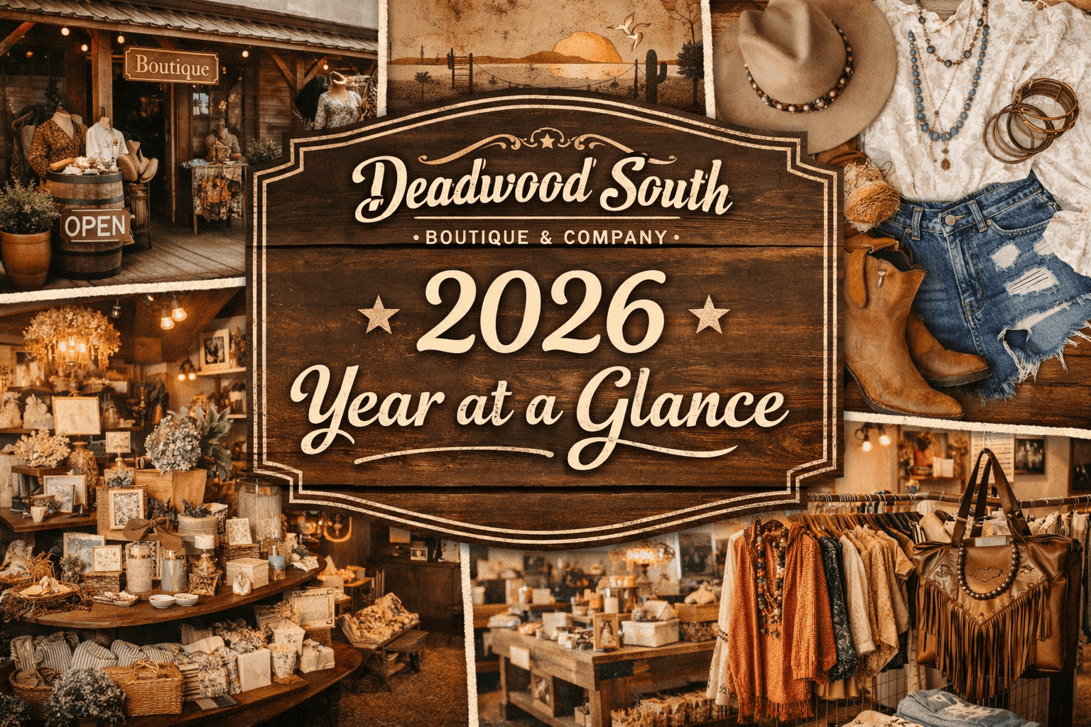 ✨ 2026 Year at a Glance - Deadwood South Boutique & Company LLC