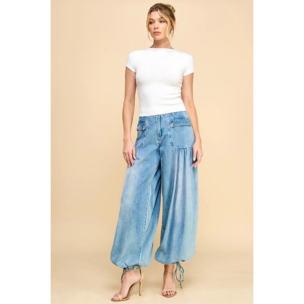 The Sidney Ankle Drawstring Pants-Bottoms-Deadwood South Boutique & Company LLC-Deadwood South Boutique, Women's Fashion Boutique in Henderson, TX