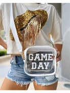 Game Day Chenille Patch Clear Bag-Bags & Purses-Deadwood South Boutique & Company-Deadwood South Boutique, Women's Fashion Boutique in Henderson, TX