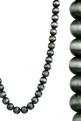 Fashion Silver Brushed Navajo Pearl Necklace-Necklaces-Deadwood South Boutique & Company-Deadwood South Boutique, Women's Fashion Boutique in Henderson, TX