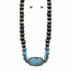 Felicia Fashion Turquoise Necklace-Necklaces-Deadwood South Boutique & Company-Deadwood South Boutique, Women's Fashion Boutique in Henderson, TX