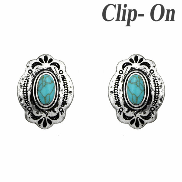 Western clip on earrings hotsell