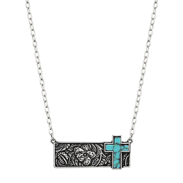 Retro Fashion Cross Bar Necklace-Necklaces-Deadwood South Boutique & Company-Deadwood South Boutique, Women's Fashion Boutique in Henderson, TX