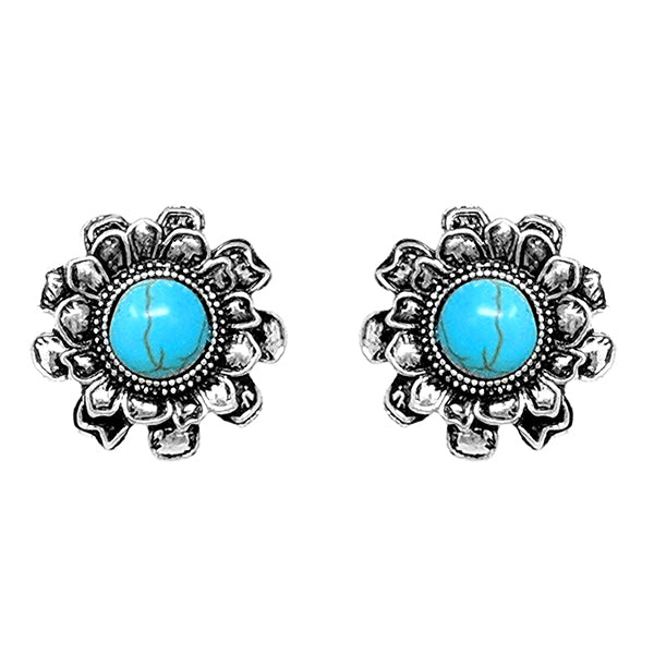 Flower Fashion Stud Earrings-Earrings-Deadwood South Boutique & Company-Deadwood South Boutique, Women's Fashion Boutique in Henderson, TX