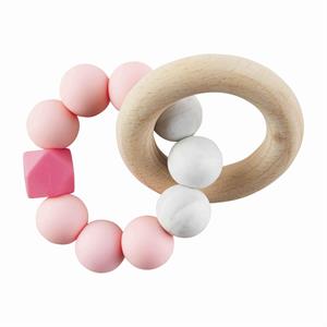 Mud Pie Silicone Wood Teether-Teethers-Deadwood South Boutique & Company-Deadwood South Boutique, Women's Fashion Boutique in Henderson, TX