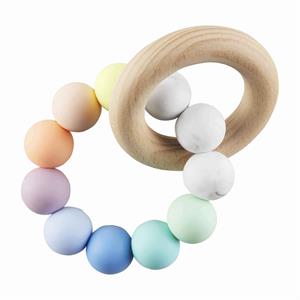 Mud Pie Silicone Wood Teether-Teethers-Deadwood South Boutique & Company-Deadwood South Boutique, Women's Fashion Boutique in Henderson, TX