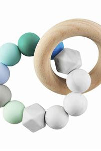 Mud Pie Silicone Wood Teether-Teethers-Deadwood South Boutique & Company-Deadwood South Boutique, Women's Fashion Boutique in Henderson, TX