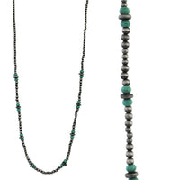 Possibilities & Navajo Pearl Fashion Necklace-Necklaces-Deadwood South Boutique & Company-Deadwood South Boutique, Women's Fashion Boutique in Henderson, TX