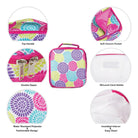 Pink Flower Power Backpack Set-Bags & Purses-Deadwood South Boutique & Company LLC-Deadwood South Boutique, Women's Fashion Boutique in Henderson, TX