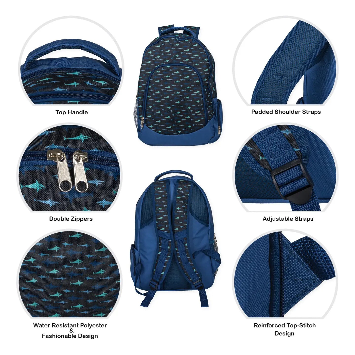 Shark Bait Backpack Set Deadwood South Boutique Company LLC