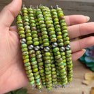 16” Green Variscite Paperclip Necklace – Sterling Silver Accent - Deadwood South Boutique & Company LLC