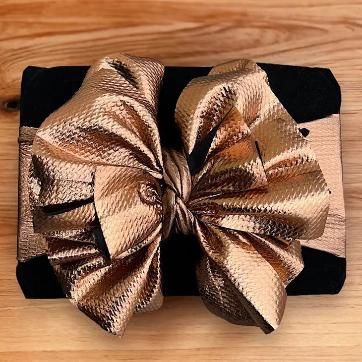 Metallic Headwrap-Hair Bows-Deadwood South Boutique & Company-Deadwood South Boutique, Women's Fashion Boutique in Henderson, TX