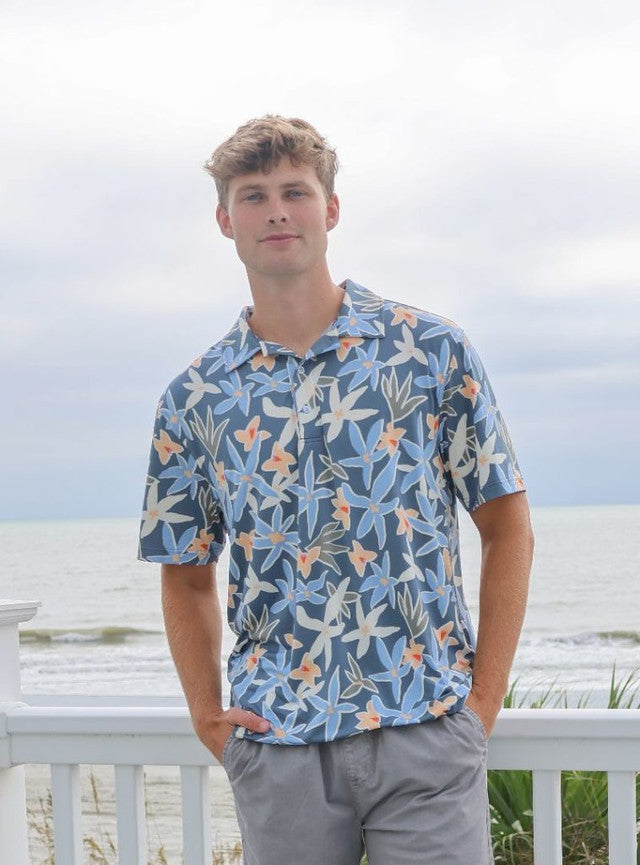 PP Men's Tropical Polo-Short Sleeves-Deadwood South Boutique & Company-Deadwood South Boutique, Women's Fashion Boutique in Henderson, TX