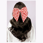 Game Day Checkered Hair Bow-Accessories-Deadwood South Boutique & Company LLC-Deadwood South Boutique, Women's Fashion Boutique in Henderson, TX