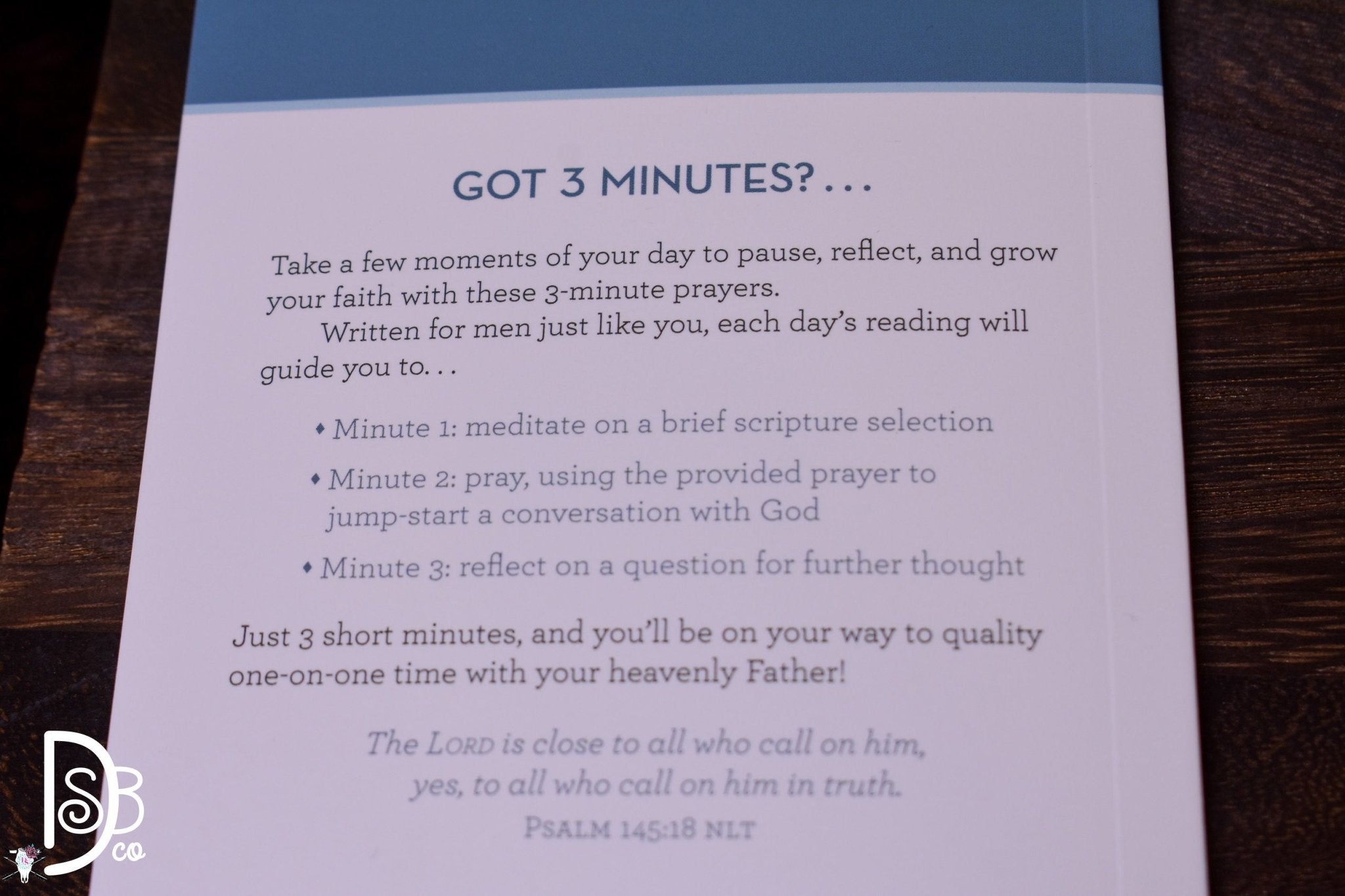 3 Minute Prayers for Men - Deadwood South Boutique & Company LLC