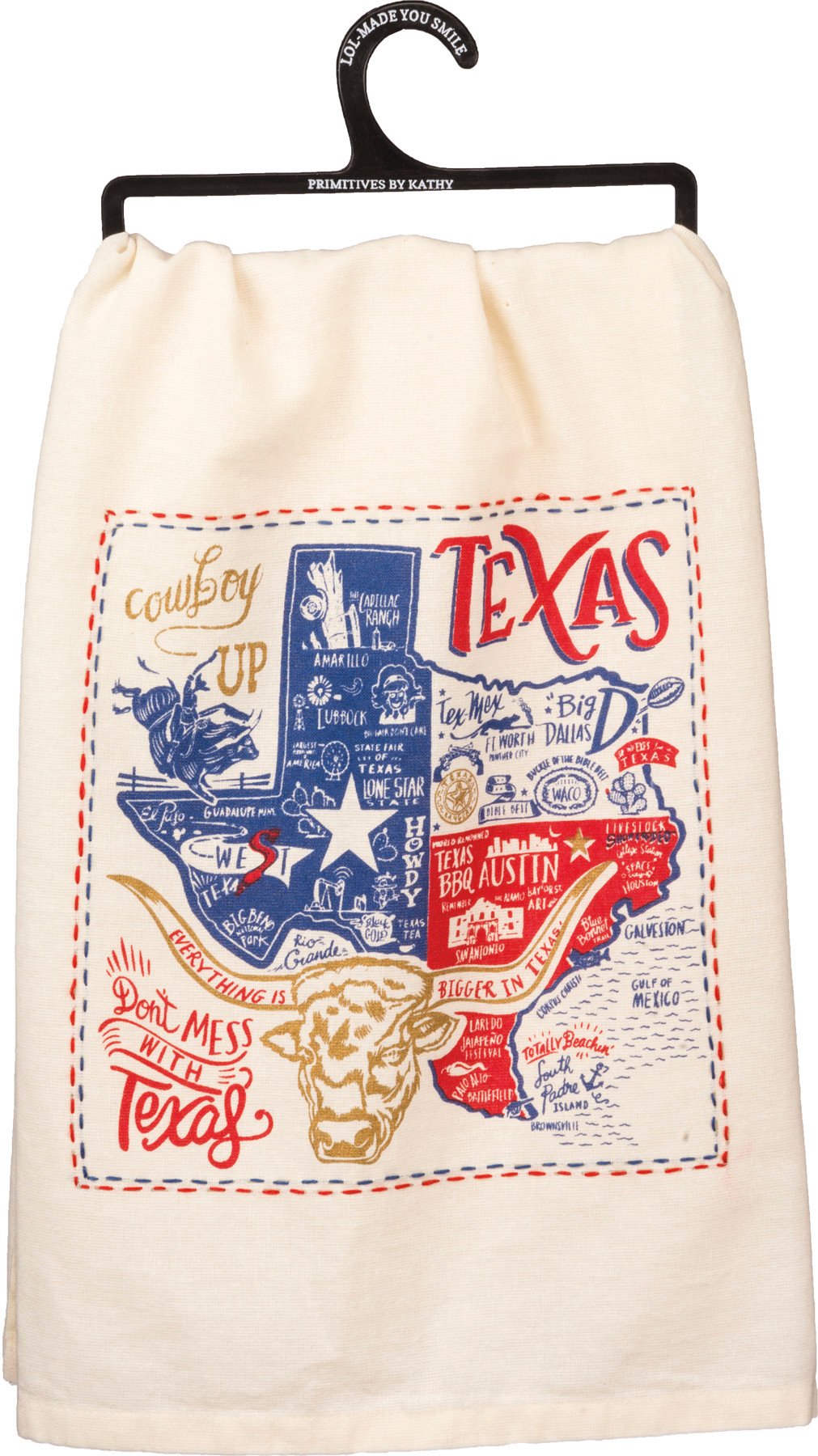 Texas Our Texas Tea Towel-Kitchen Towels-Deadwood South Boutique & Company LLC-Deadwood South Boutique, Women's Fashion Boutique in Henderson, TX