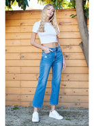 Special A Plus Size Mid Rise Crop Slim Bootcut-bottoms-Deadwood South Boutique & Company LLC-Deadwood South Boutique, Women's Fashion Boutique in Henderson, TX