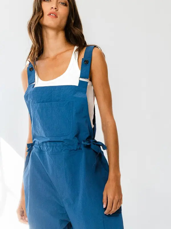 The Vintage Parachute Overall Pants-Overalls-Deadwood South Boutique & Company-Deadwood South Boutique, Women's Fashion Boutique in Henderson, TX