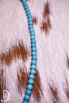 4mm Turquoise Beaded Necklace - Deadwood South Boutique & Company LLC