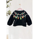 Christmas Lights Kids Oversized Sweatshirt-childrens-Deadwood South Boutique & Company LLC-Deadwood South Boutique, Women's Fashion Boutique in Henderson, TX