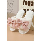 Bow Open Toe Slippers-Slippers-Deadwood South Boutique & Company LLC-Deadwood South Boutique, Women's Fashion Boutique in Henderson, TX