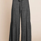 Tie Front Wide Leg Pants-Deadwood South Boutique & Company LLC-Deadwood South Boutique, Women's Fashion Boutique in Henderson, TX