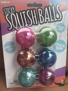 6 pk.sticky,squish balls - Deadwood South Boutique & Company LLC