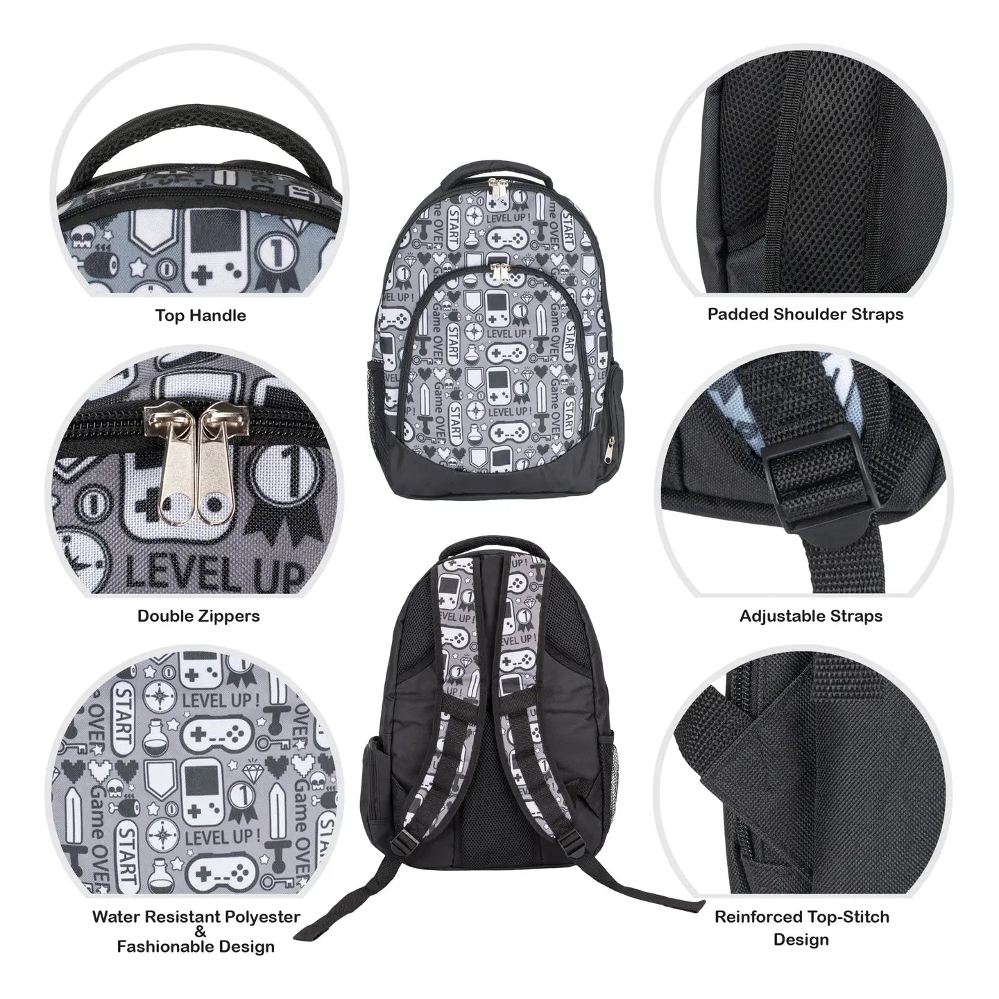 Gamer Backpack Set-Bags & Purses-Deadwood South Boutique & Company LLC-Deadwood South Boutique, Women's Fashion Boutique in Henderson, TX