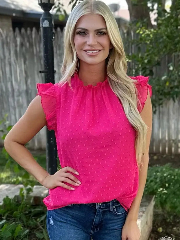 Swiss Baby Doll Top-Tops & Tees-Deadwood South Boutique & Company-Deadwood South Boutique, Women's Fashion Boutique in Henderson, TX
