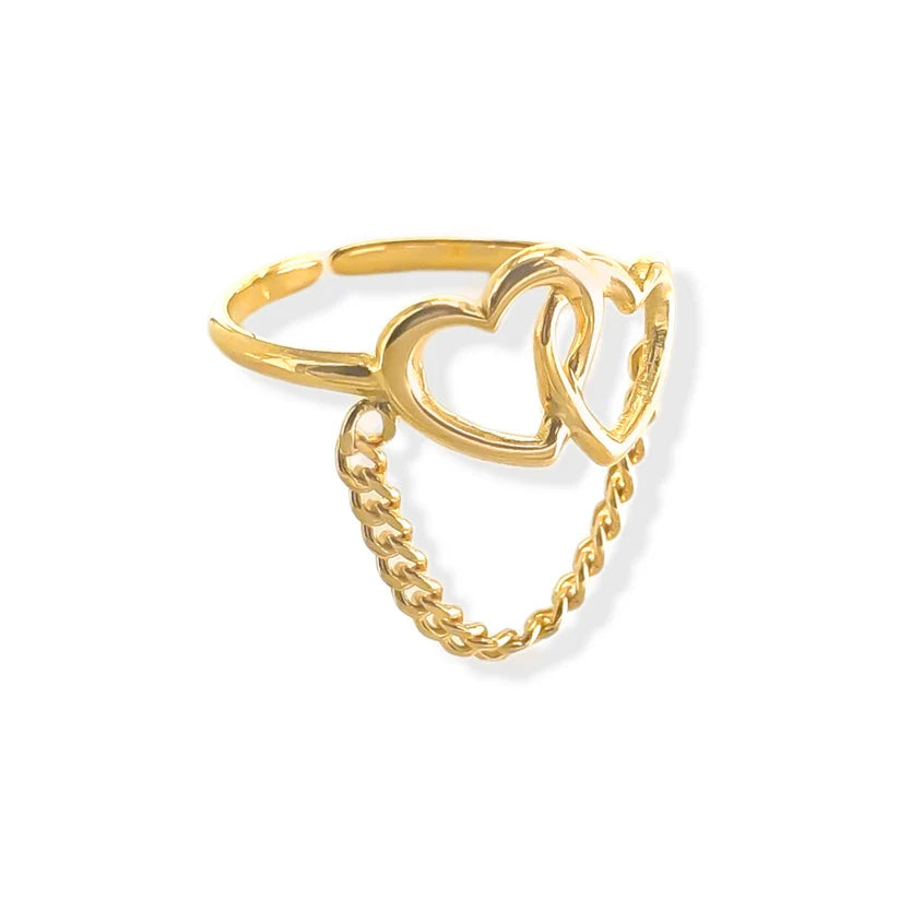 OMG Linking Hearts Ring-Jewelry-Deadwood South Boutique & Company LLC-Deadwood South Boutique, Women's Fashion Boutique in Henderson, TX