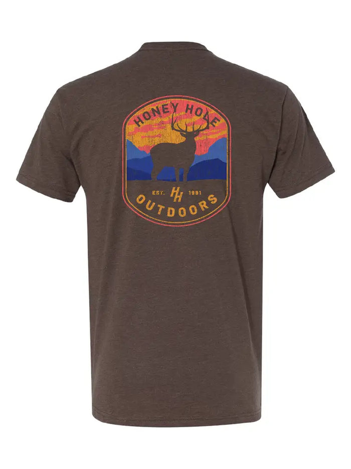 Honey Hole Outdoors Deer West Graphic Tee-Graphic Tee's-Deadwood South Boutique & Company-Deadwood South Boutique, Women's Fashion Boutique in Henderson, TX