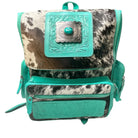 The Turquoise Concho Cowhide Backpack-Bags & Purses-Deadwood South Boutique & Company-Deadwood South Boutique, Women's Fashion Boutique in Henderson, TX