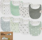 8pk Urban Drool Bibs - Deadwood South Boutique & Company LLC
