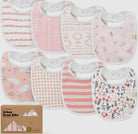 8pk Urban Drool Bibs - Deadwood South Boutique & Company LLC