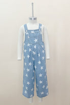 Oddi Star Denim Kids Jumpsuit-Jumpsuits + Rompers-Deadwood South Boutique & Company-Deadwood South Boutique, Women's Fashion Boutique in Henderson, TX