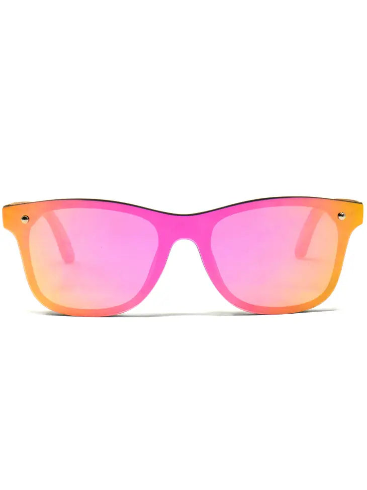 B Fresh Gear Tequila Sunrise Wood Shades-Sunglasses-Deadwood South Boutique & Company-Deadwood South Boutique, Women's Fashion Boutique in Henderson, TX