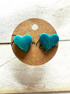 Sea Heart Studs-Earrings-Faithful Glow-Deadwood South Boutique, Women's Fashion Boutique in Henderson, TX